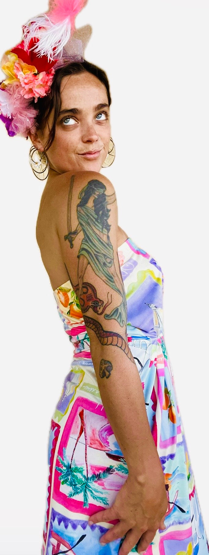 Tropical Dream Tube-Top Dress